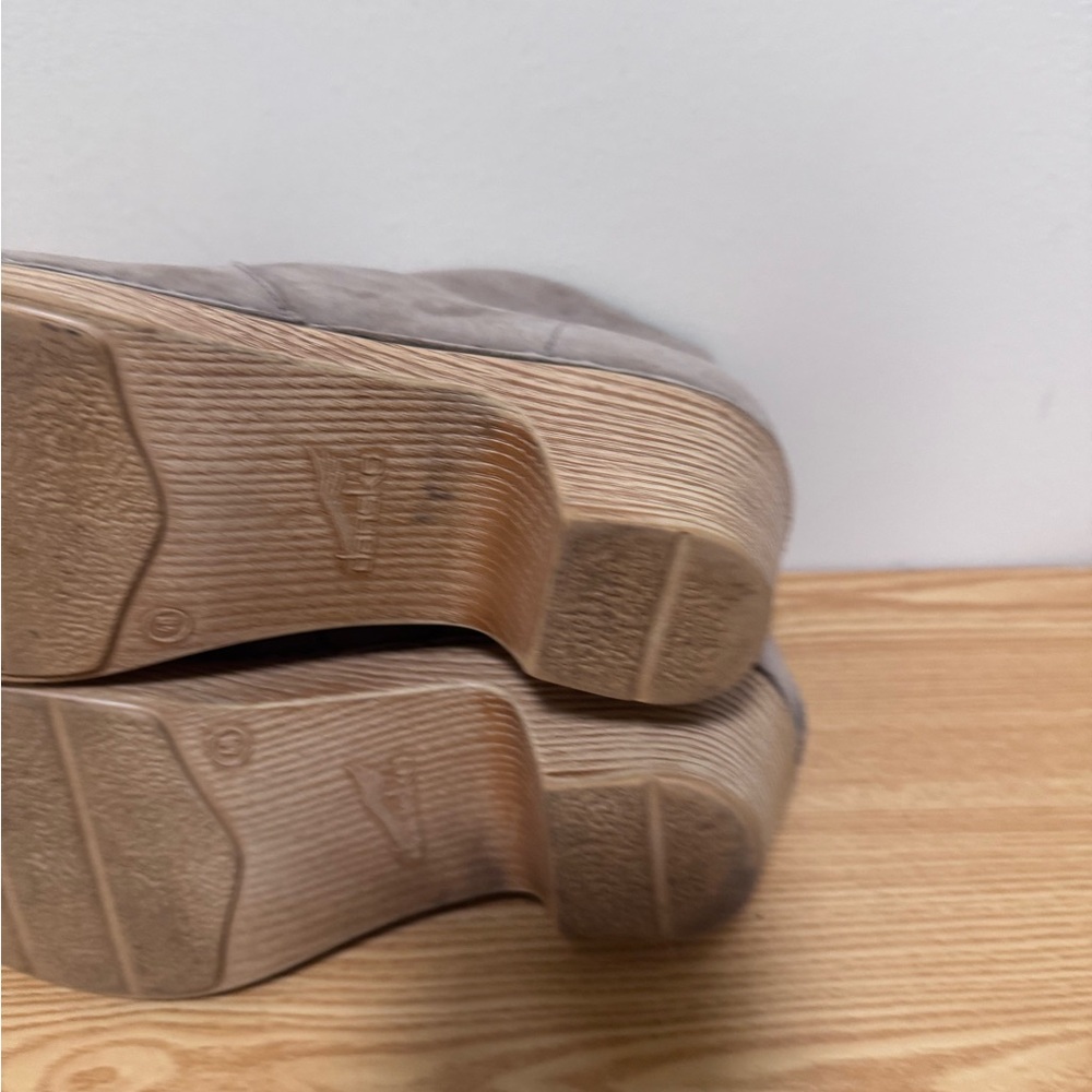 Dansko Gray Suede Ankle Booties - Picture 7 of 9
